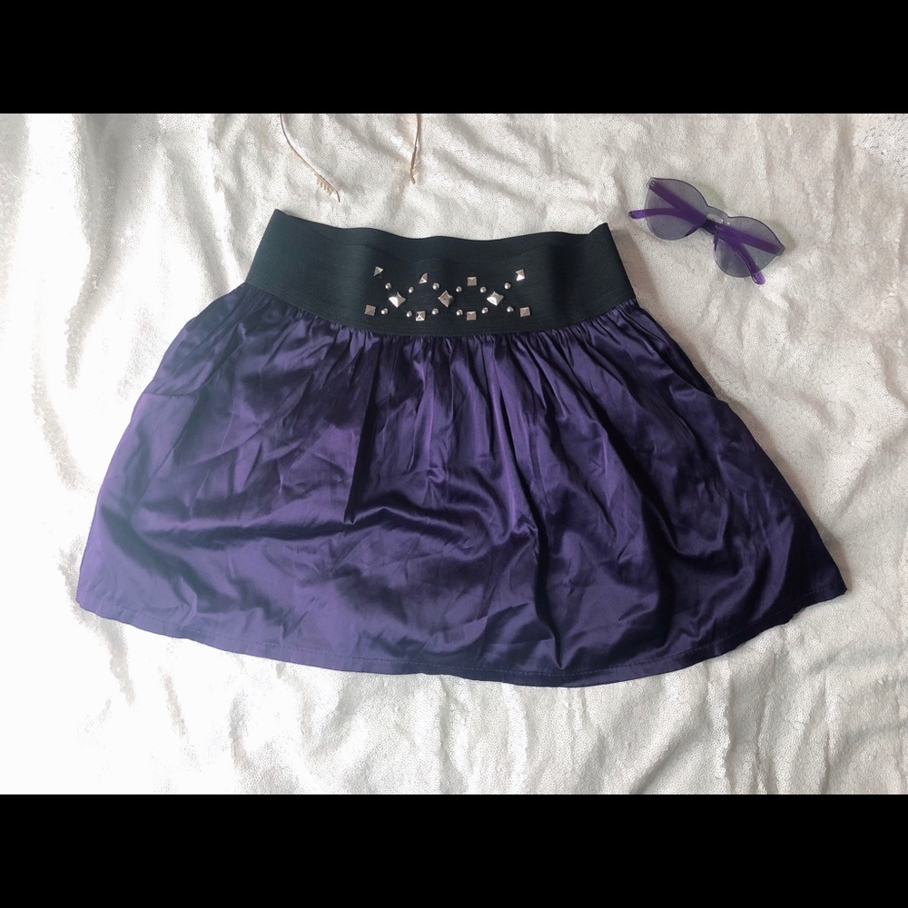 Dark Purple Skirt
